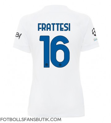 Inter Milan Davide Frattesi #16 Replika Bortatröja Damer 2023-24 Kortärmad